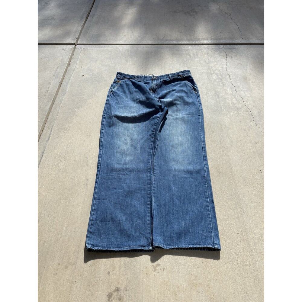 Vtg Men's southpole like light wash jeans 36x28 Baggy Wide Leg